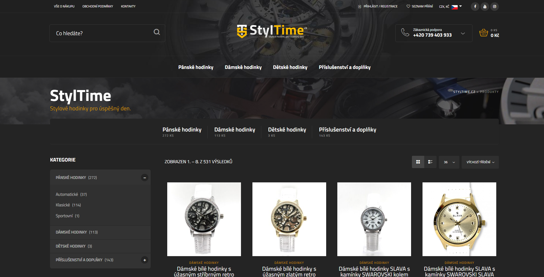 Styltime.cz - E-shop s hodinkami